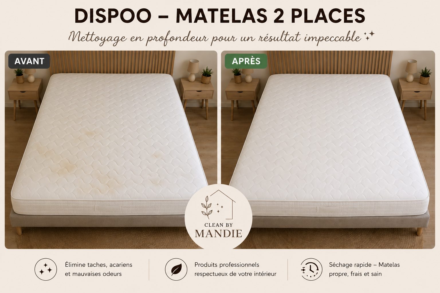 Matelas 2 personnes