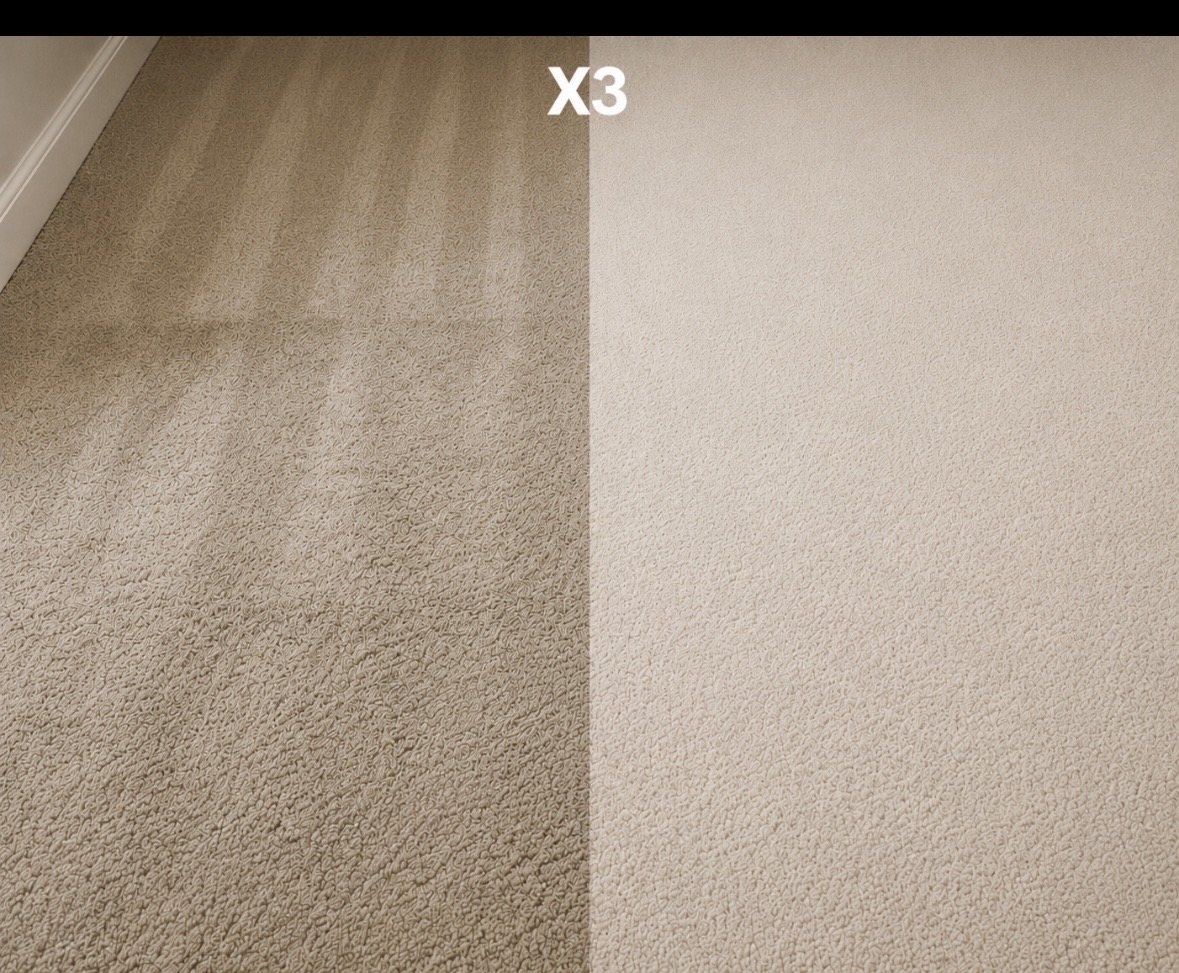 Nettoyage de 3 tapis