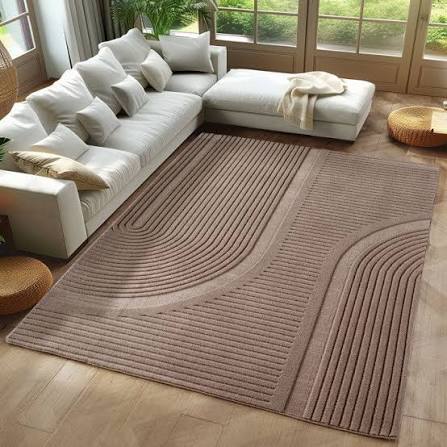 Grand tapis 240x340 cm (synthétique, laine, coton, soie)