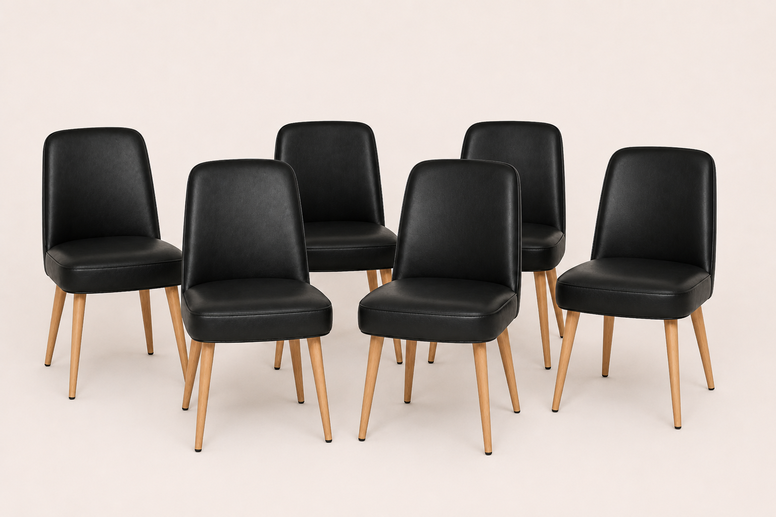 Lot de 6 chaises de table