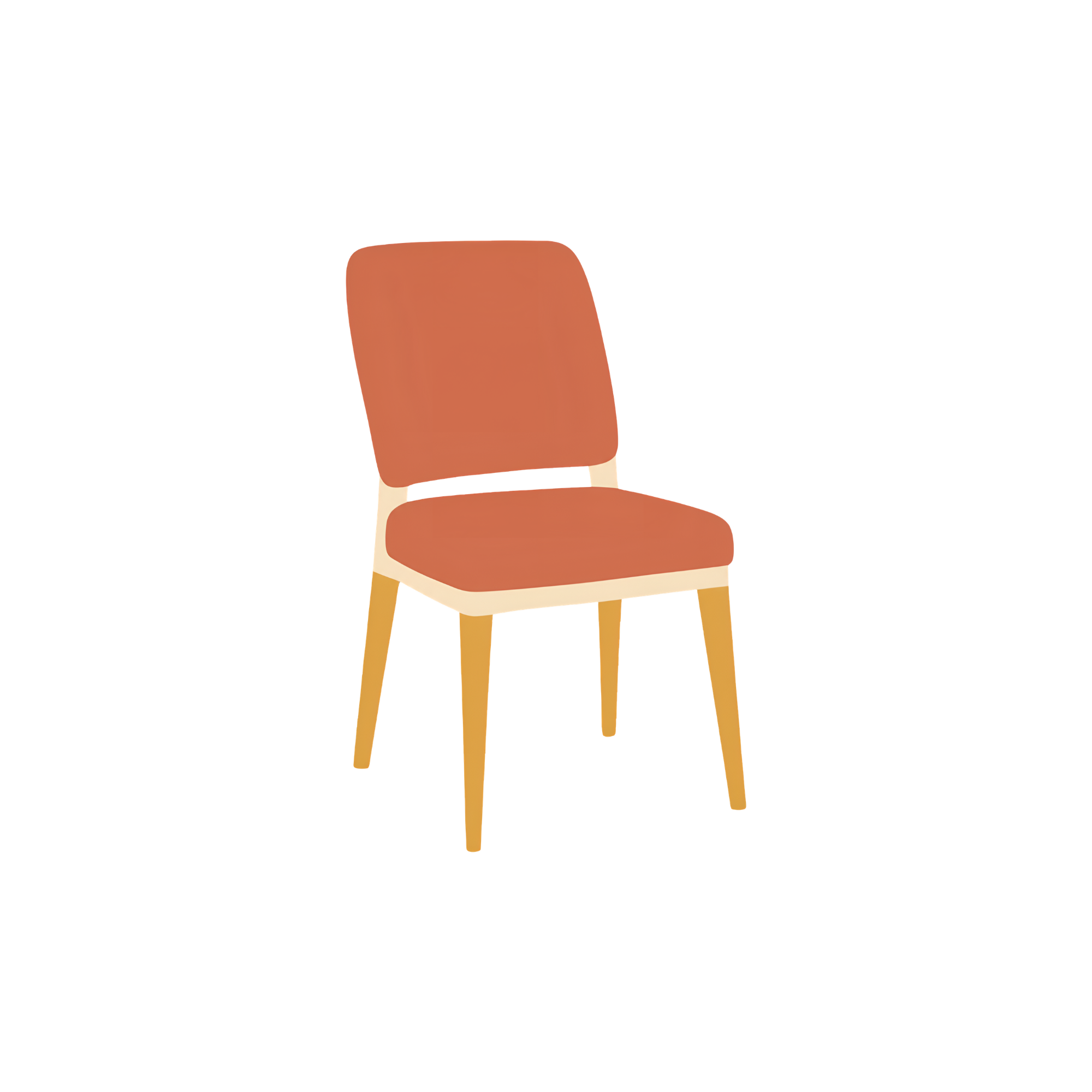 Chaise rembourée (à l'unité)