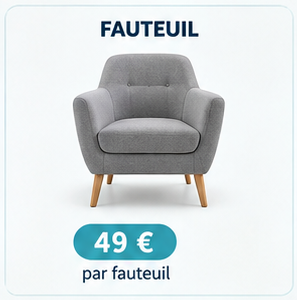 Fauteuil 1 place