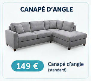 Canapé d'angle