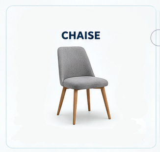 2 chaises textiles