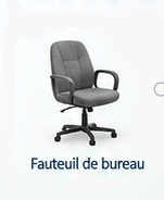 Fauteuil de bureau textile