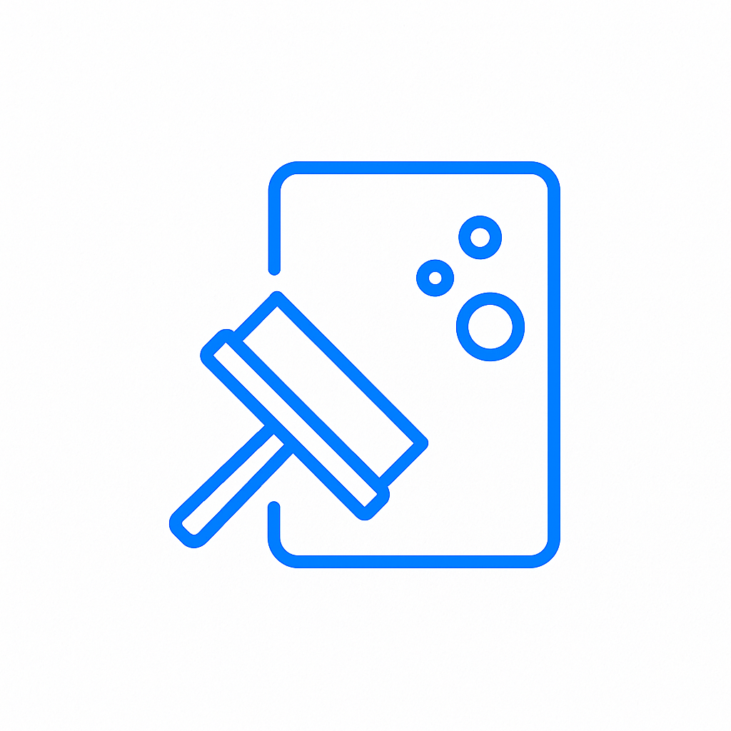 Nettoyage 3/4 Vitre