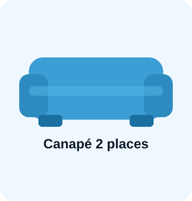 Canapé 2 places