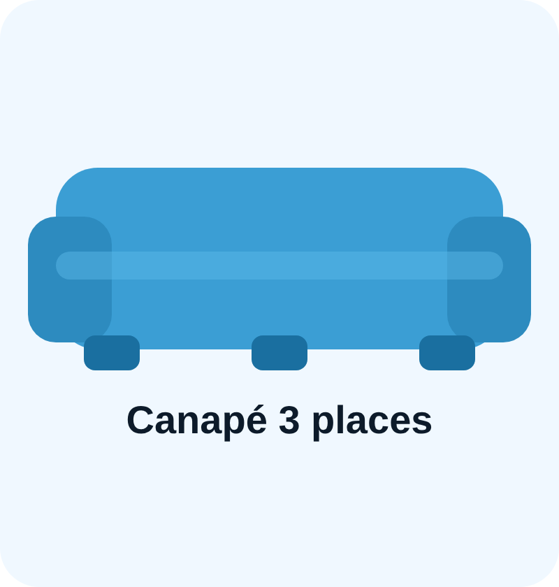 Canapé 3 places
