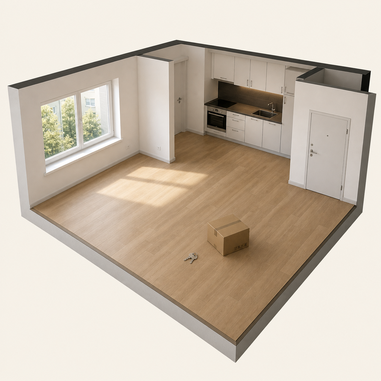 Studio / T1   ( jusqu'à 35m²)