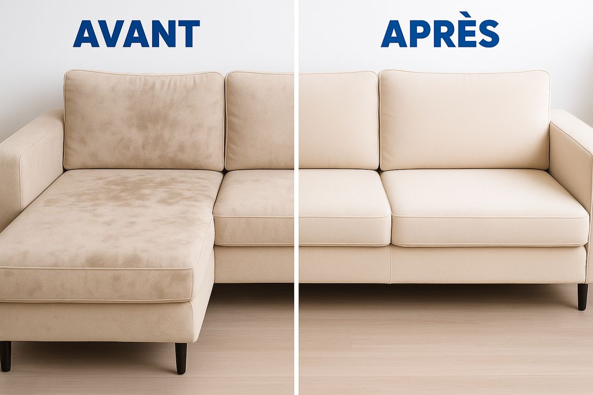 Nettoyage Canapé d'angles (5 places)